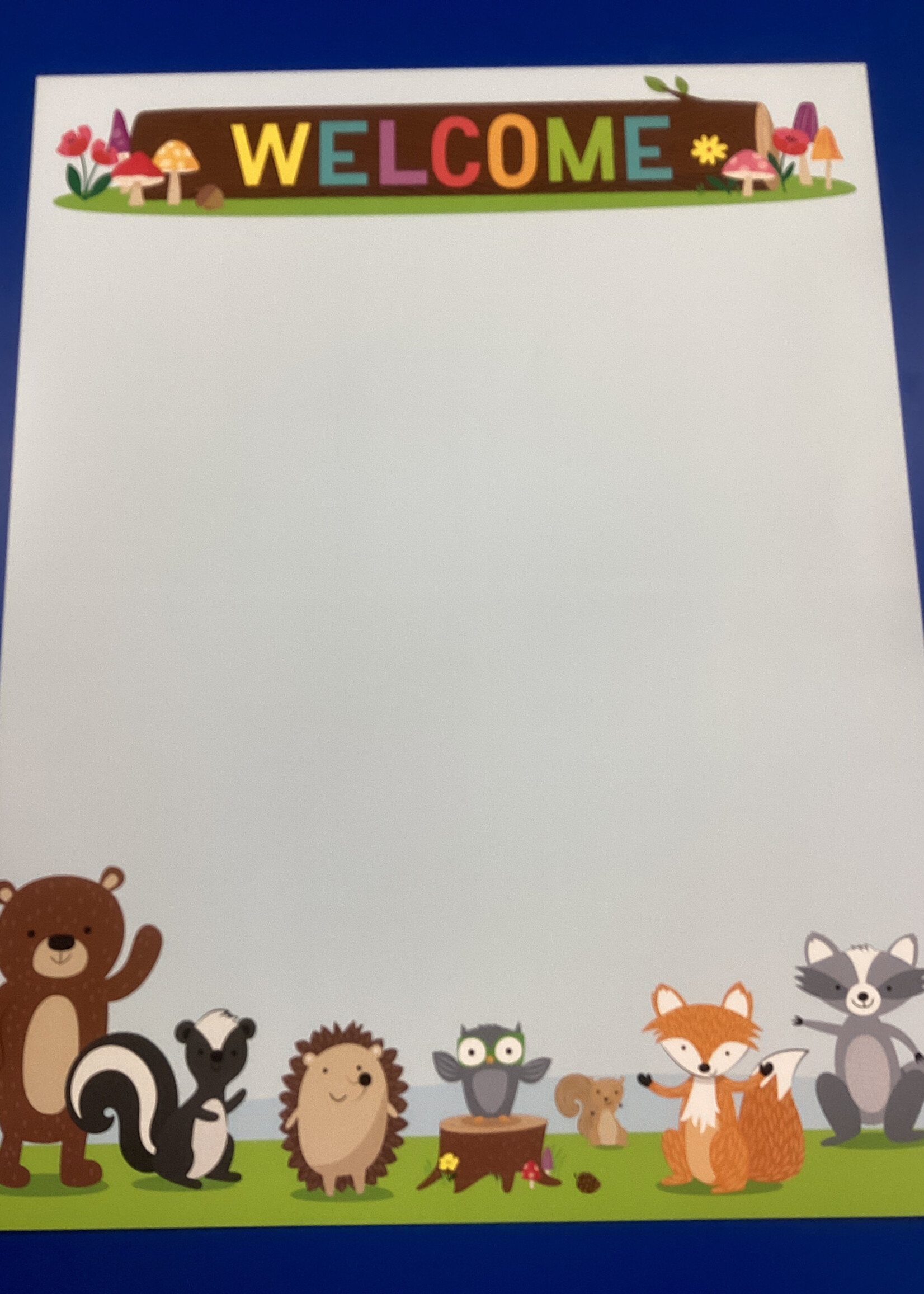 New Woodland Friends Welcome Chart