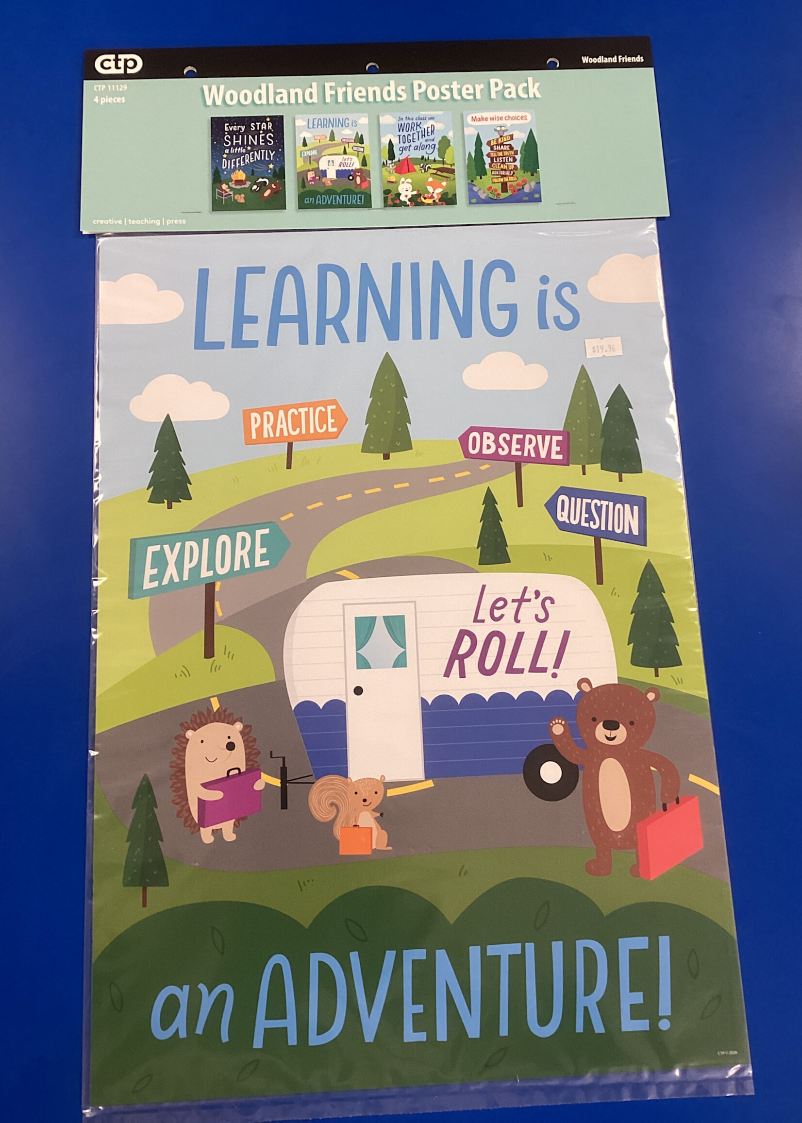 New Woodland Friends Poster Pack 4pc