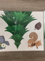 Woodland Friends Jumbo Pine Tree Bulletin Board