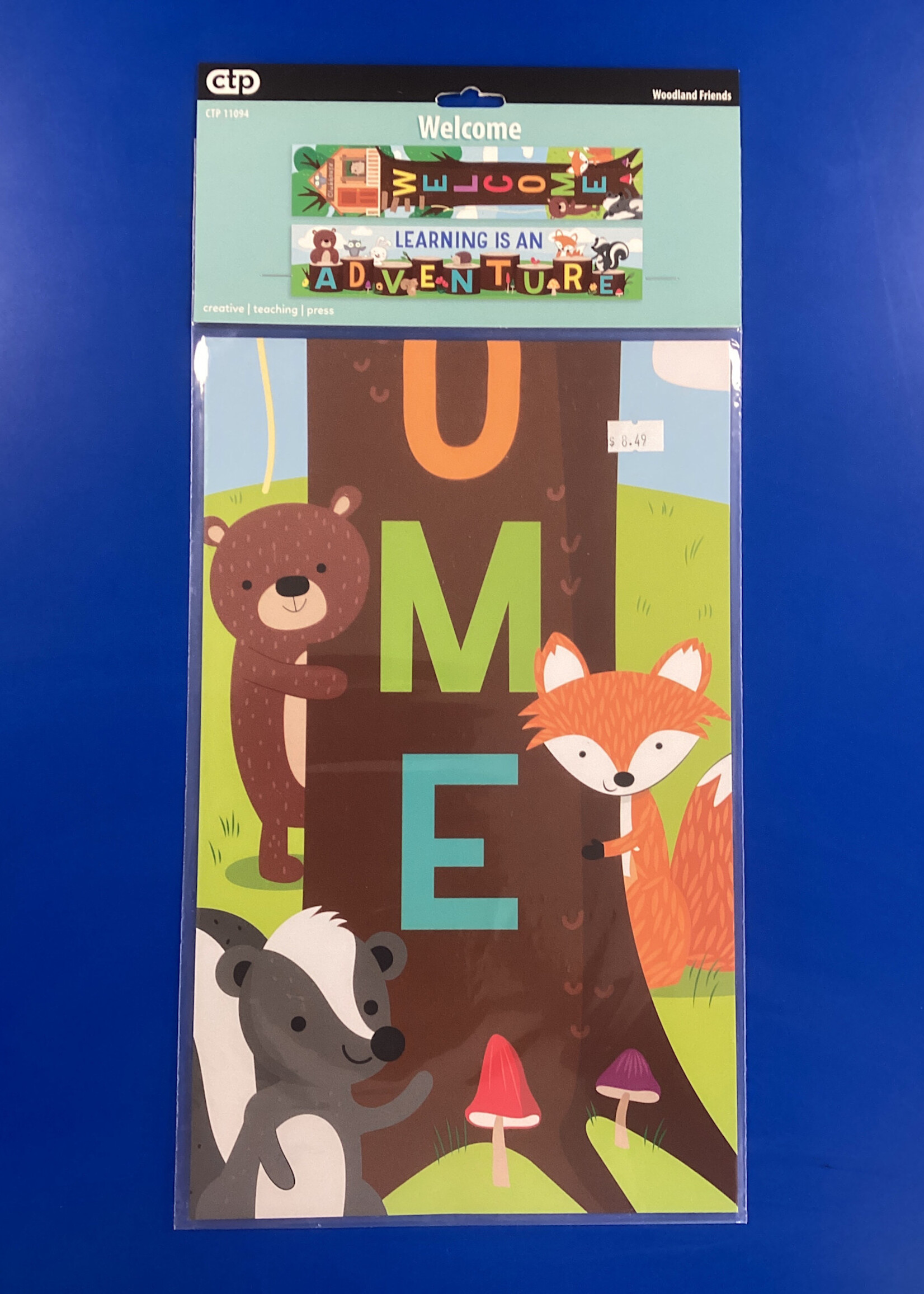 New Woodland Friends Welcome Learning Is An Adventure Banner