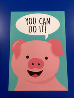 Farm Friends Pig You Can Do It! Poster