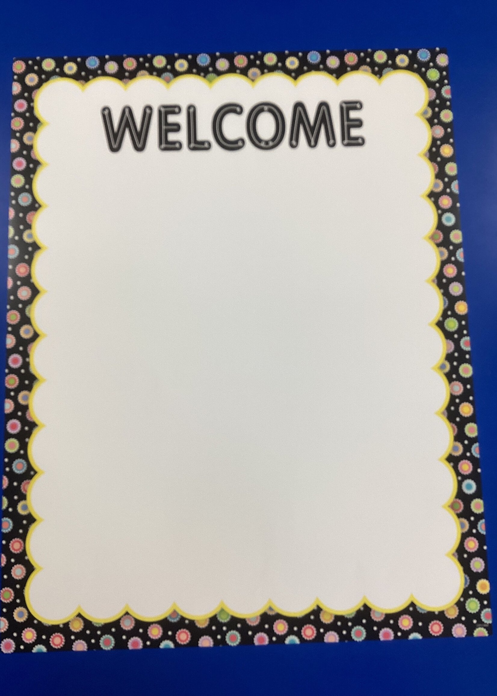Pattern Play Welcome Chart
