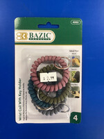 Wrist Coil w/ Key Holder (4/Pack)