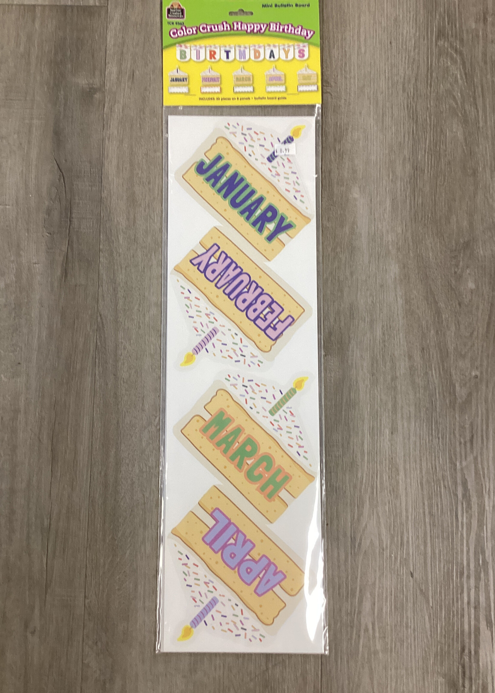 Color Crush Happy Birthday Mini Bulletin Board