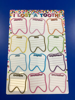 I Lost A Tooth Confetti Poly Chart 13"x19"