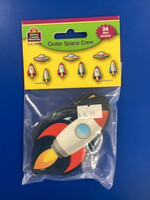 Outer Space Crew Cutouts Mini Accents 36pc