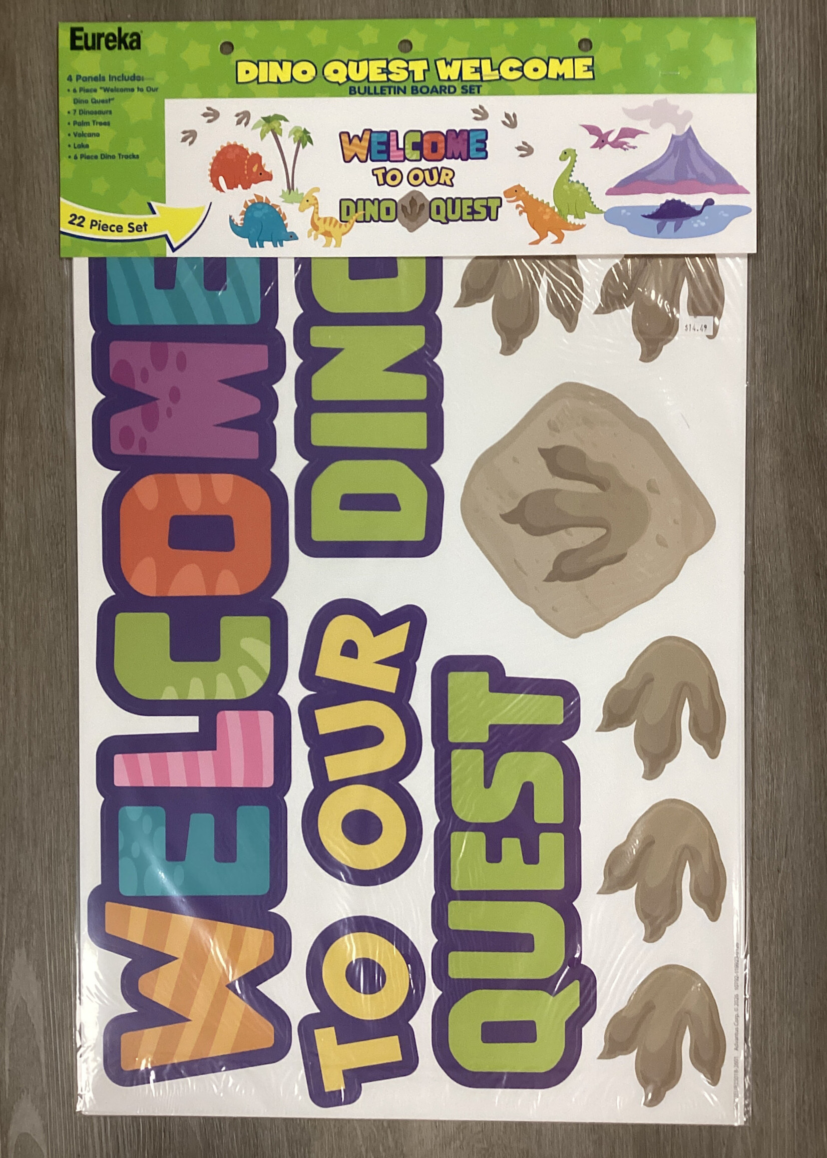 Dino Quest Welcome Bulletin Board