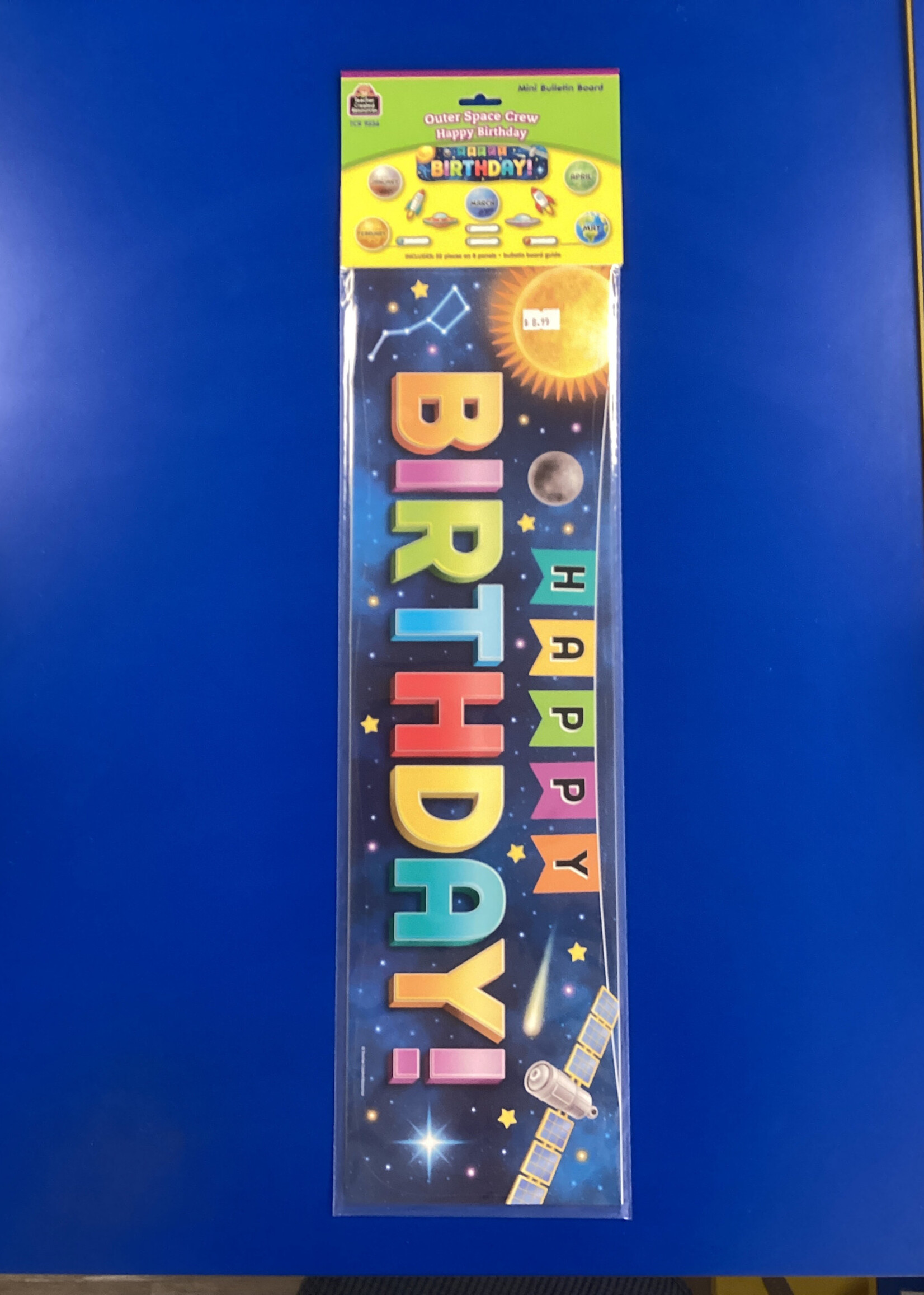 Outer Space Crew Happy Birthday Mini Bulletin Board