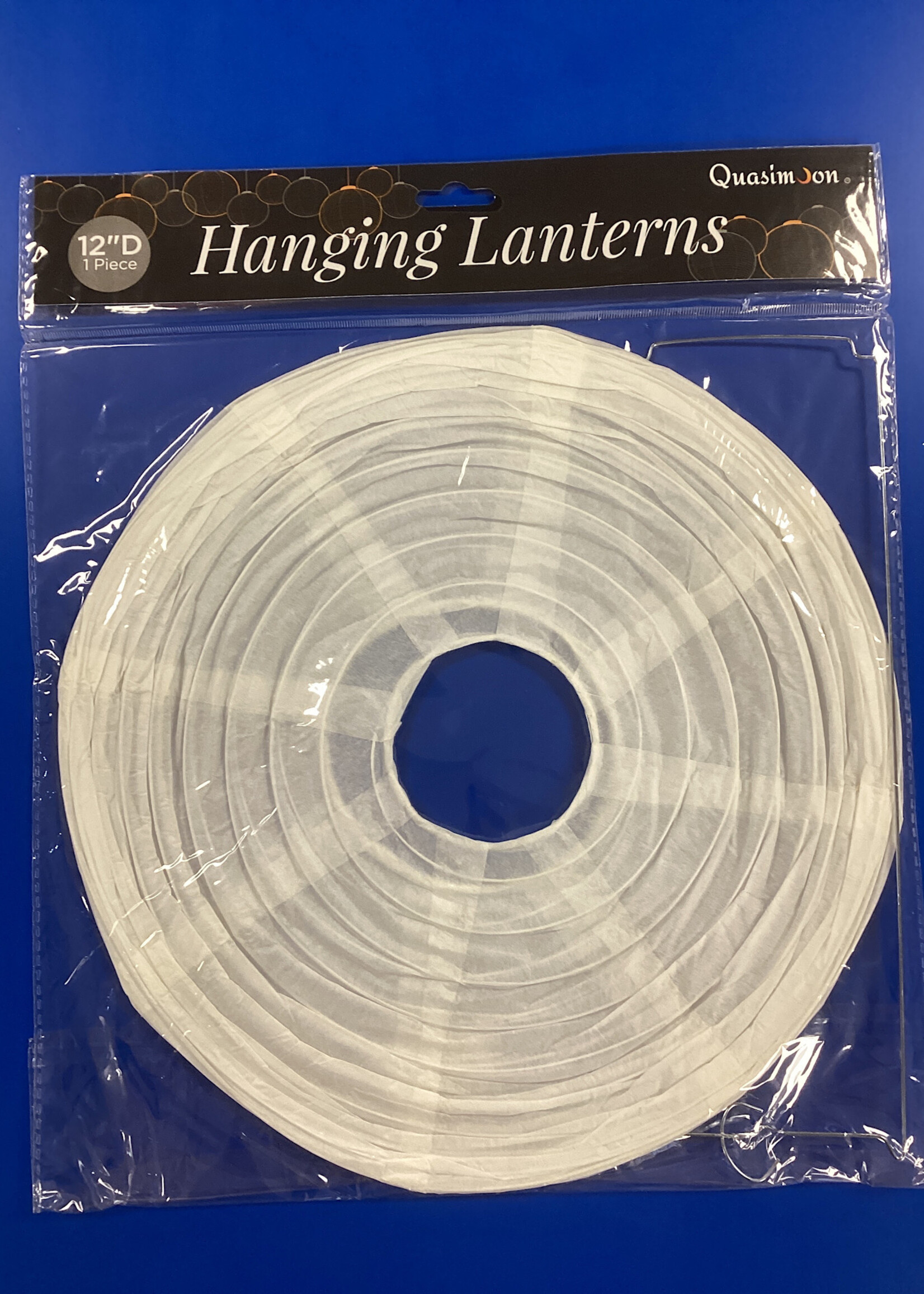 12" White Lantern