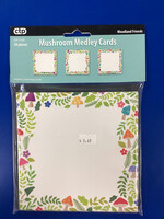 Woodland Friends Mushroom Medley Cards 6" Cut-Outs