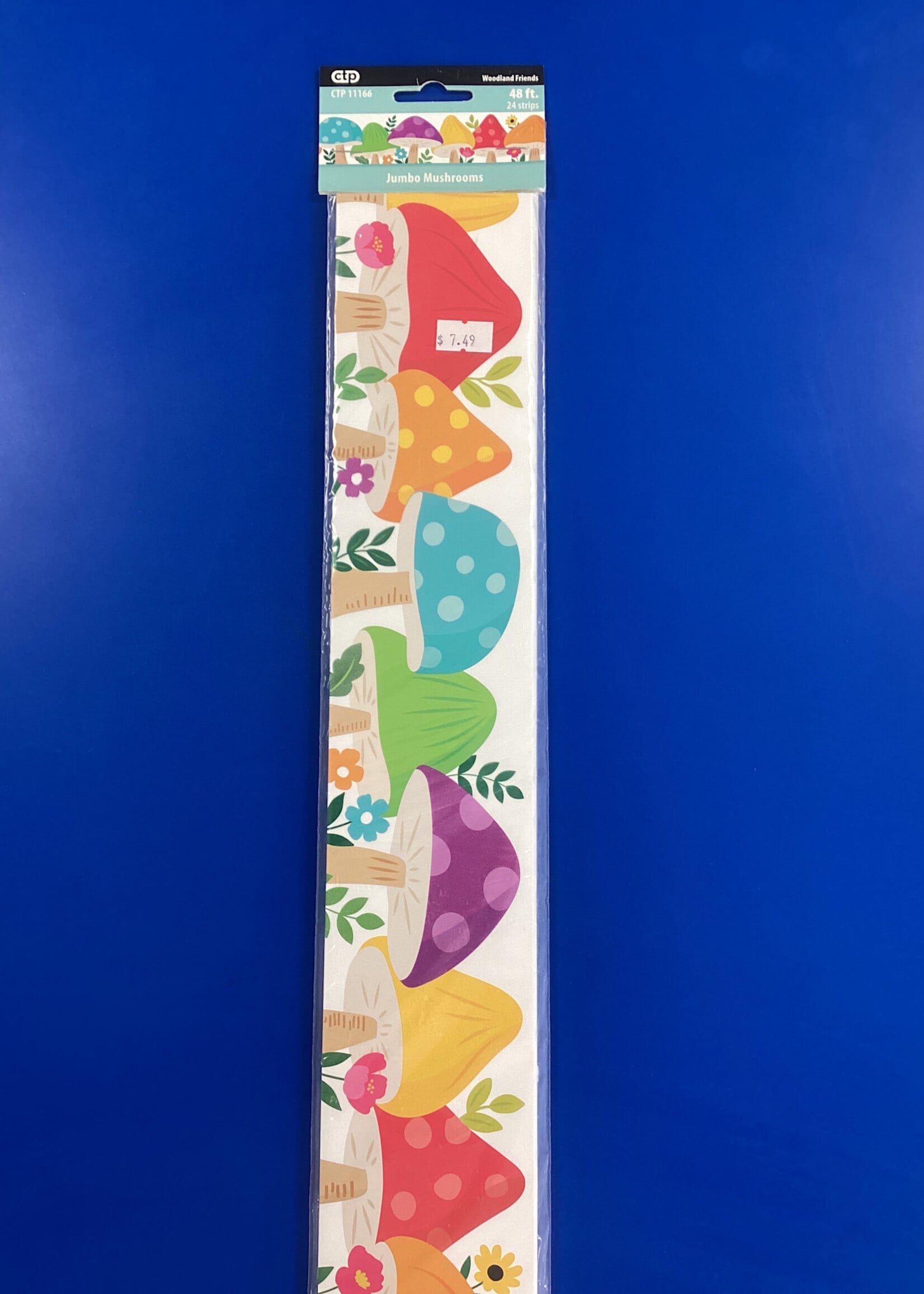 Woodland Friends Jumbo Mushrooms EZ Border 48'