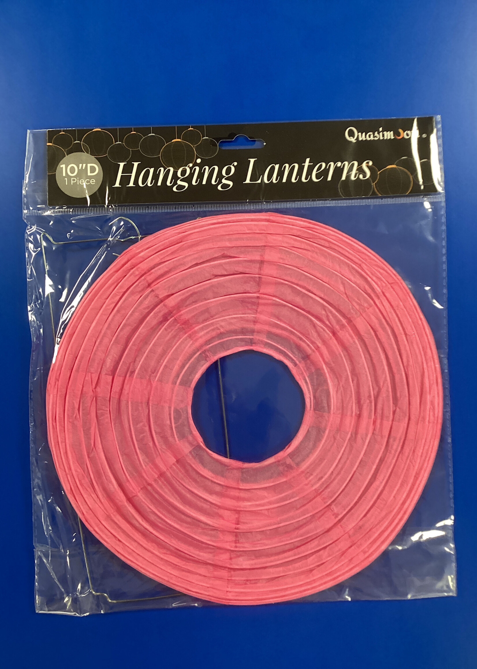 10" Fuchsia Lantern