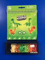 Plus Plus Puzzle By Number Activity Pad- Dinosaurs