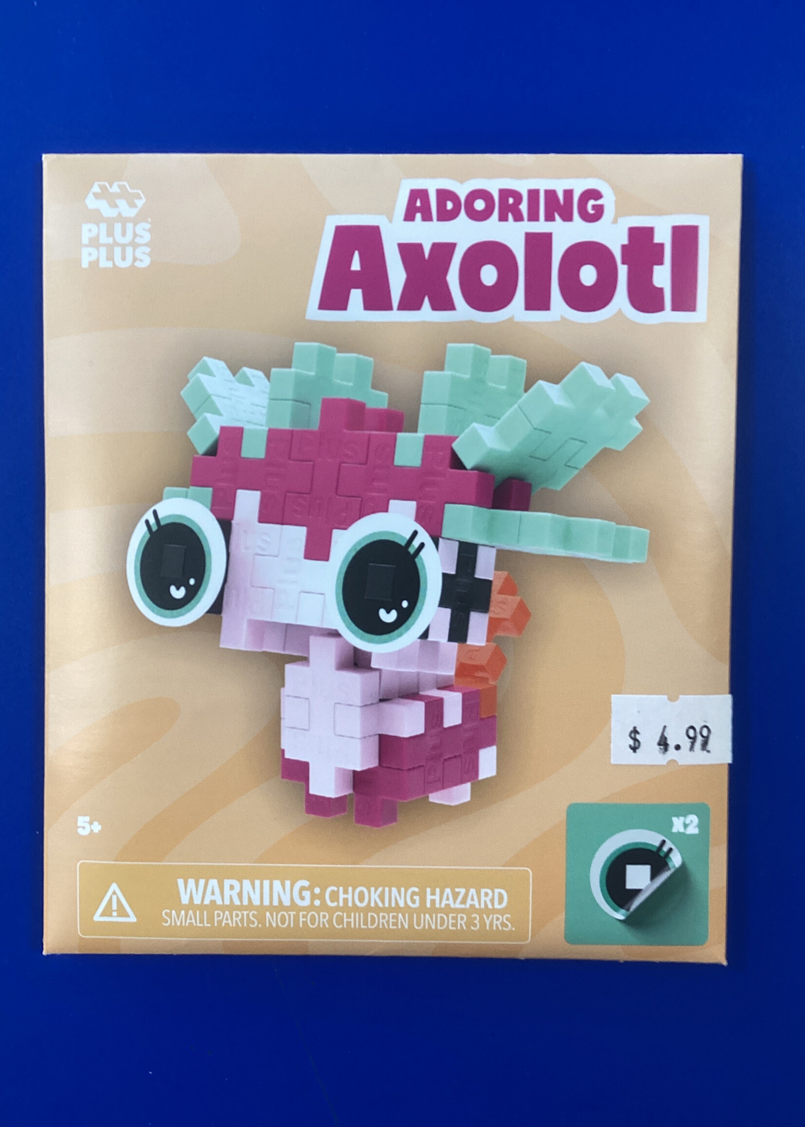Plus Plus Adoring Axolotl Playful Pet Packet