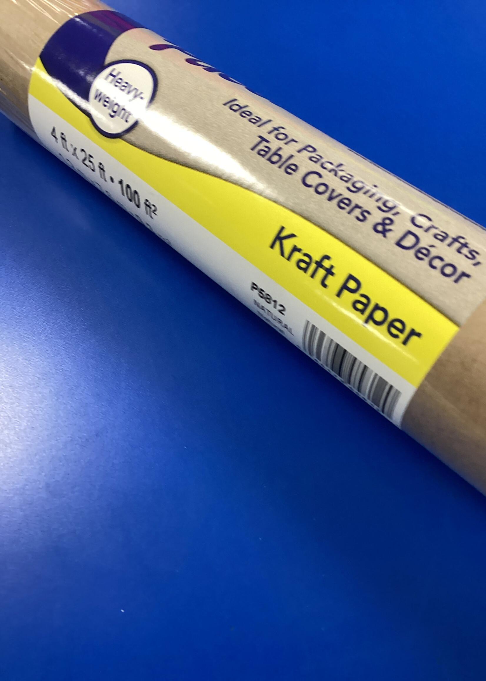 Natural Kraft Paper Roll 4x25ft