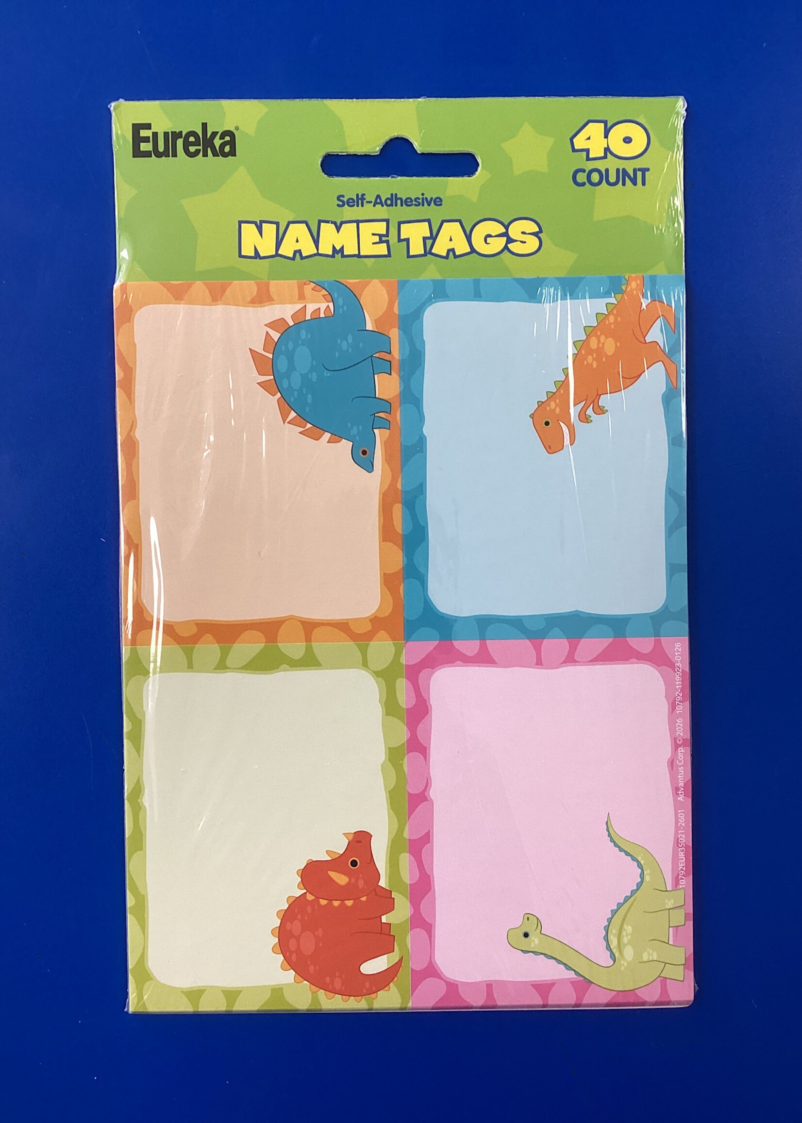 Dino Quest Name Tags 40pc
