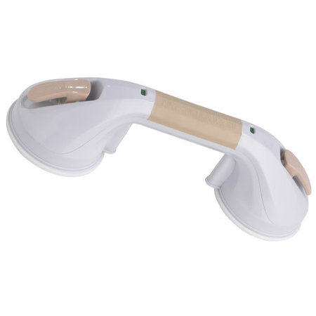 Drive/Devilbiss 12" Grab Bar Suction Cup WHT/BEIG