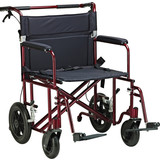 Drive/Devilbiss 22" Bariatric Aluminum Transport Chair