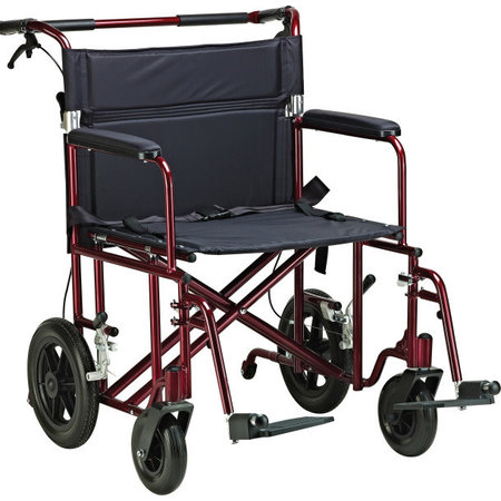 Drive/Devilbiss 22" Bariatric Aluminum Transport Chair