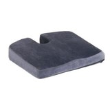 Nova Ortho-Med, INC. Memory Foam Coccyx Cushion Velour Blue