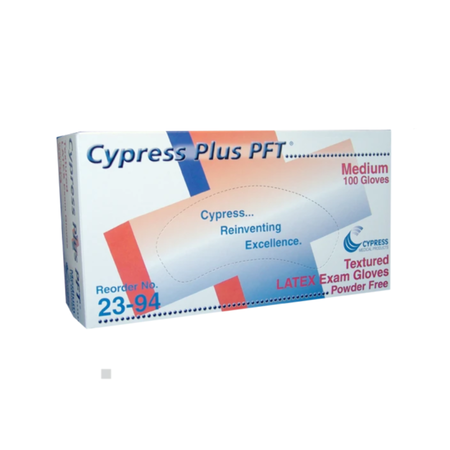 Cypress Plus PFT Latex Gloves