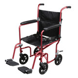 Drive/Devilbiss Deluxe Fly-Weight Aluminum Transport Chair