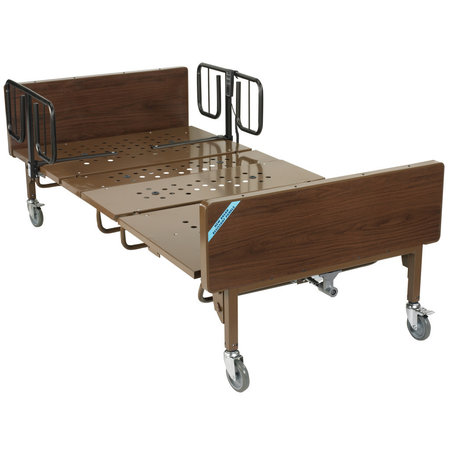 Drive/Devilbiss Bariatric Hospital Bed w/ Foam Mattress and Half Rails 42"