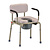 Nova Ortho-Med, INC. DROP ARM COMMODE PADDED GRAY