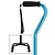 Harvy Canes Quad Cane Low Profile
