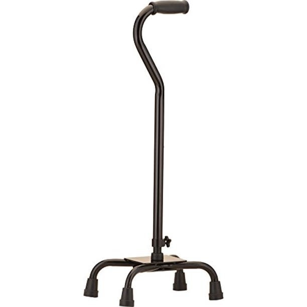 Heavy Duty Quad Cane with Offset Handle - Lindsey Medical Supply