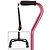 Harvy Canes Large Base Quad Cane with Foam Handle