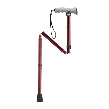 Drive/Devilbiss Lightweight Folding Cane with Gel Handle