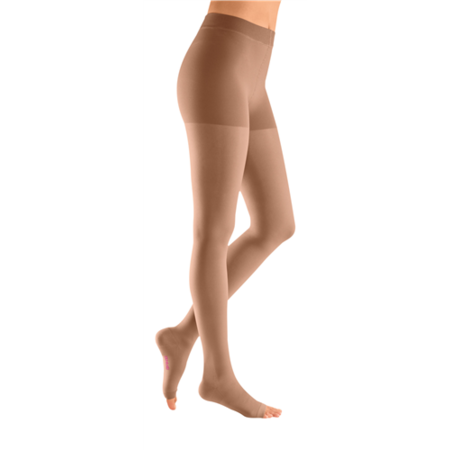 Medi USA Mediven Plus Pantyhose 20-30 mmHg Open Toe Beige