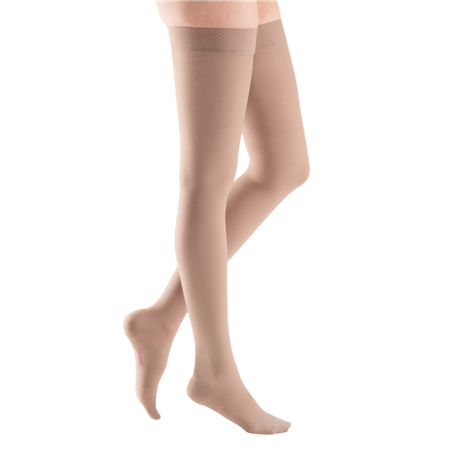 Mediven Plus Thigh 30-40 mmHg Beaded Top Band Closed Toe - Lindsey