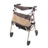 Signature Life Elite Travel Rollator Champagne Gold