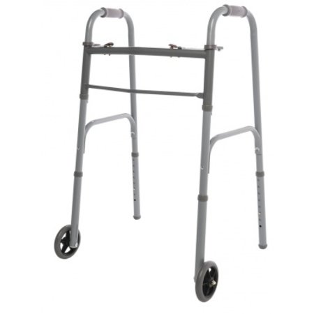Lumex Adult Folding Walker With Dual Release