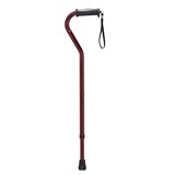 Drive/Devilbiss Adjustable Offset Cane with Gel Grip