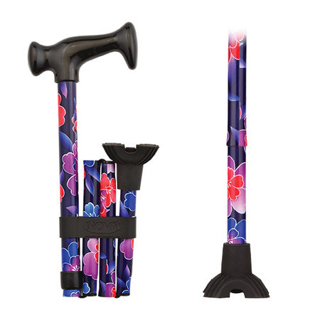 Nova Ortho-Med, INC. Folding Cane with Mini Quad Tip