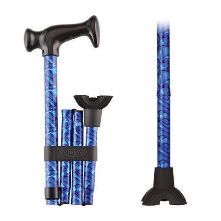 Nova Ortho-Med, INC. Folding Cane with Mini Quad Tip