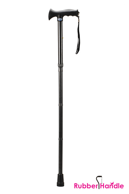 Folding Cane with Soft Grip Handle - Lindsey Medical Supply