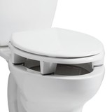 Bemis Independence Clean Shield Closed Front Elevated Toilet Seat