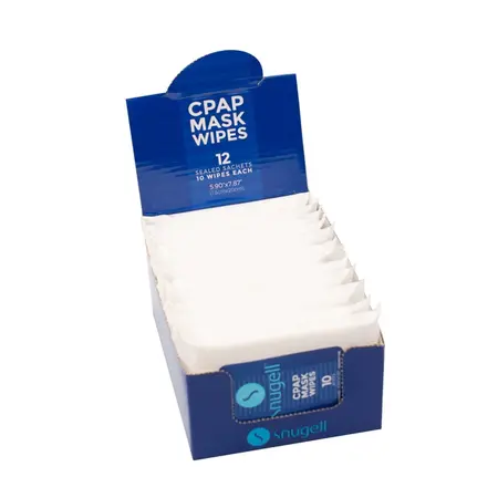 Snugell Unscented CPAP Mask Wipes (Travel Packs 12 x 10 ct.)