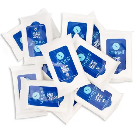 Snugell Unscented CPAP Mask Wipes (Travel Packs 12 x 10 ct.)
