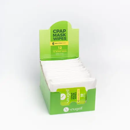 Snugell Citrus Scented CPAP Mask Wipes (Travel Packs 12 x 10 ct.)