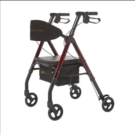 Rhythm Healthcare Rollator - Royal Universal, Aluminum