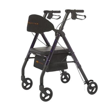 Rhythm Healthcare Rollator - Royal Universal, Aluminum