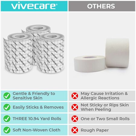 ViveCare Surgical Tape - Vive 3 pack