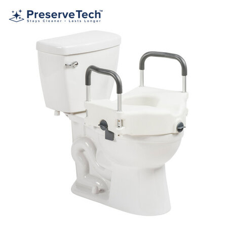 Drive/Devilbiss Secure Lock Raised Toilet Seat