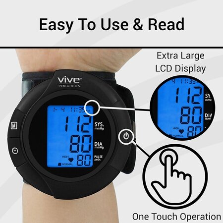 Vive Health Wrist Blood Pressure monitor : BT-V -Vive