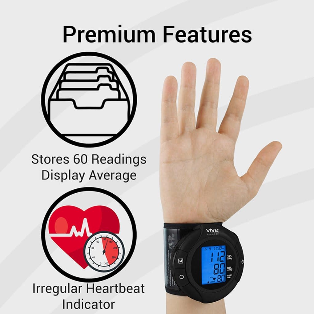 Wrist Blood Pressure monitor : BT-V -Vive - Lindsey Medical Supply